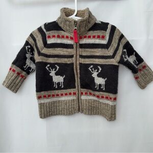 Carter's Knit Sweater with Sherpa Lining